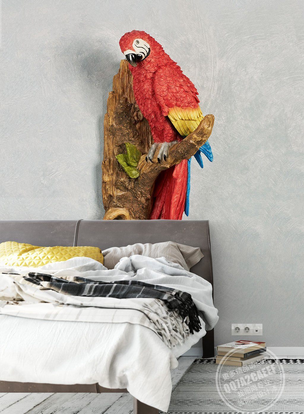 3D Parrot 420 Wall Murals Wallpaper AJ Wallpaper 2 