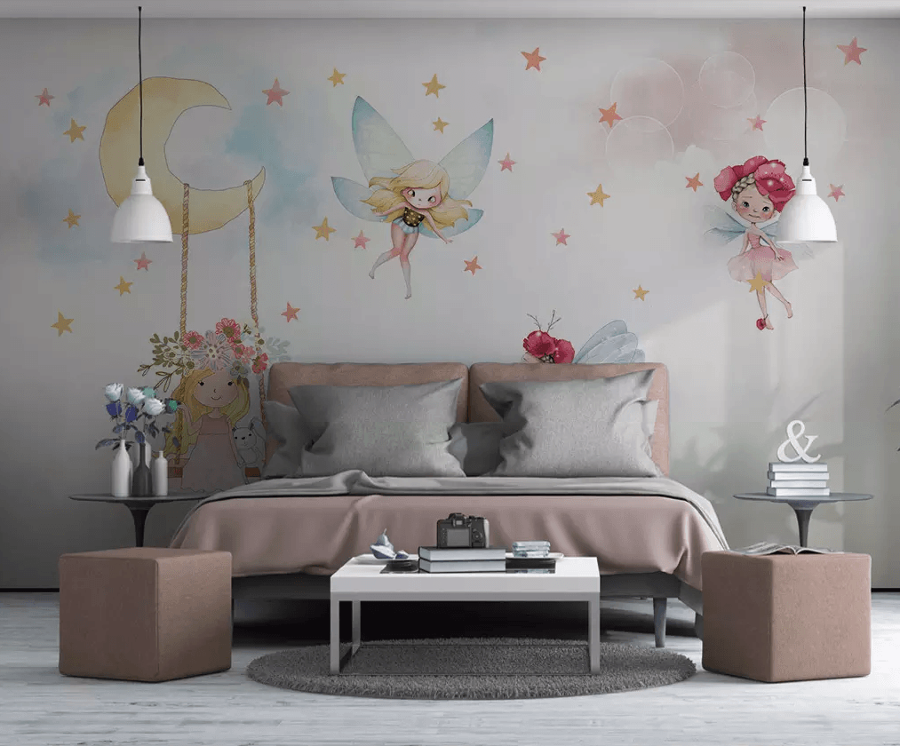 3D Moon Elf Stars 272 Wallpaper AJ Wallpaper 2 