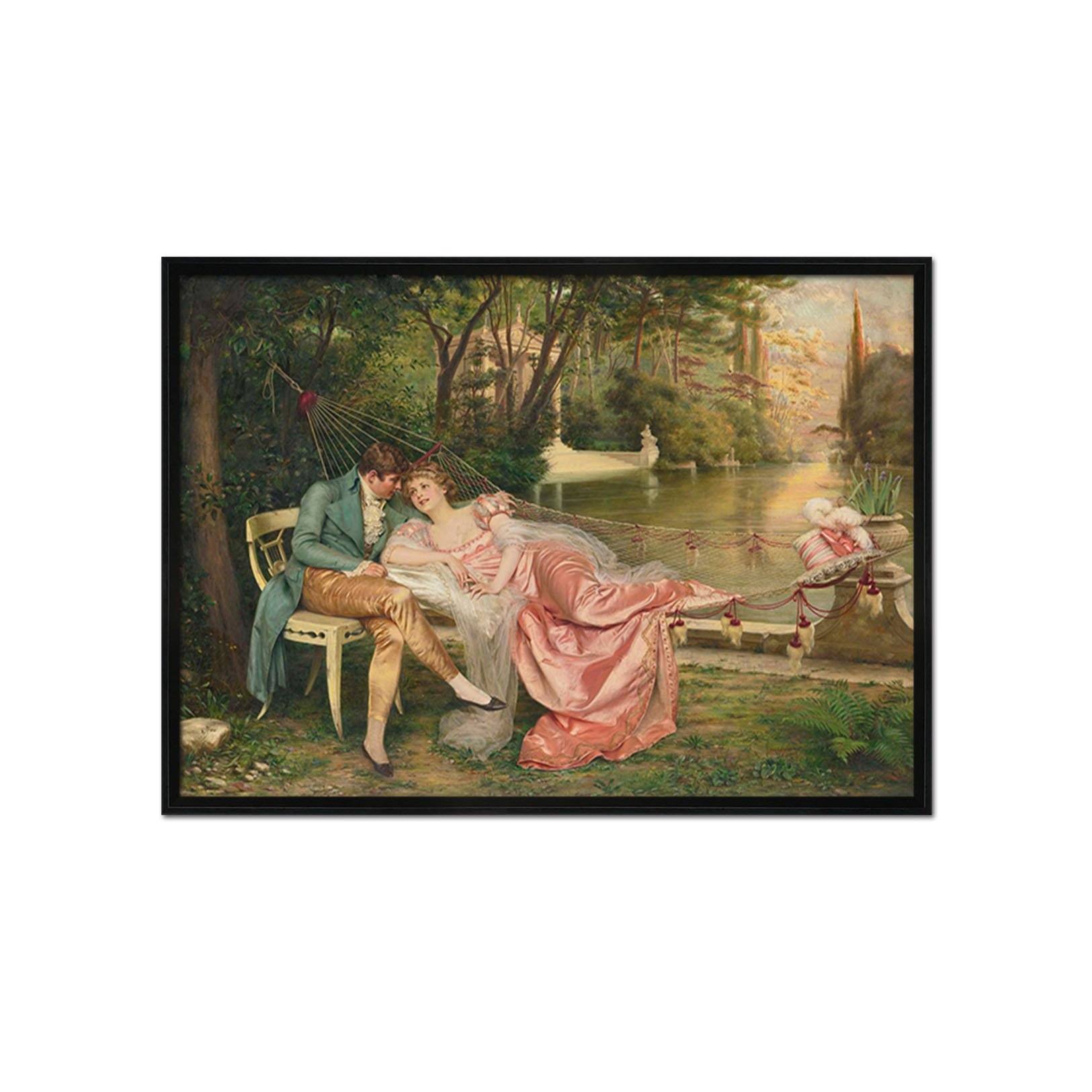 3D Swing Chat 149 Fake Framed Print Painting Wallpaper AJ Creativity Home 