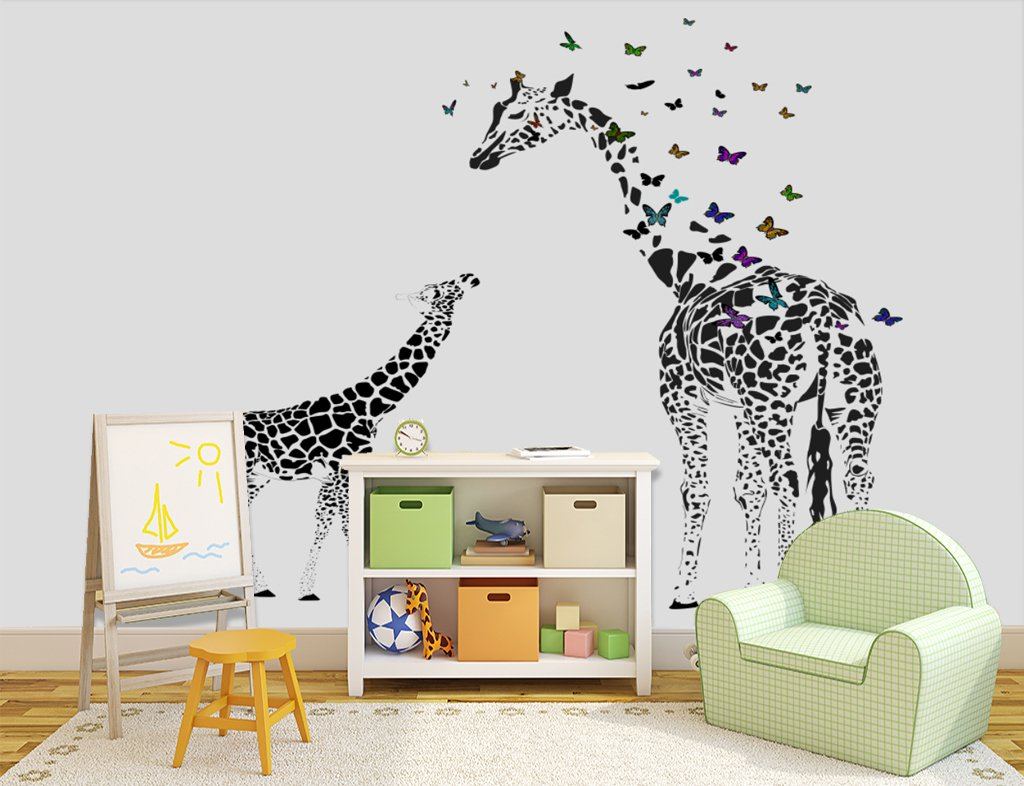 3D Giraffe 433 Wall Murals Wallpaper AJ Wallpaper 2 