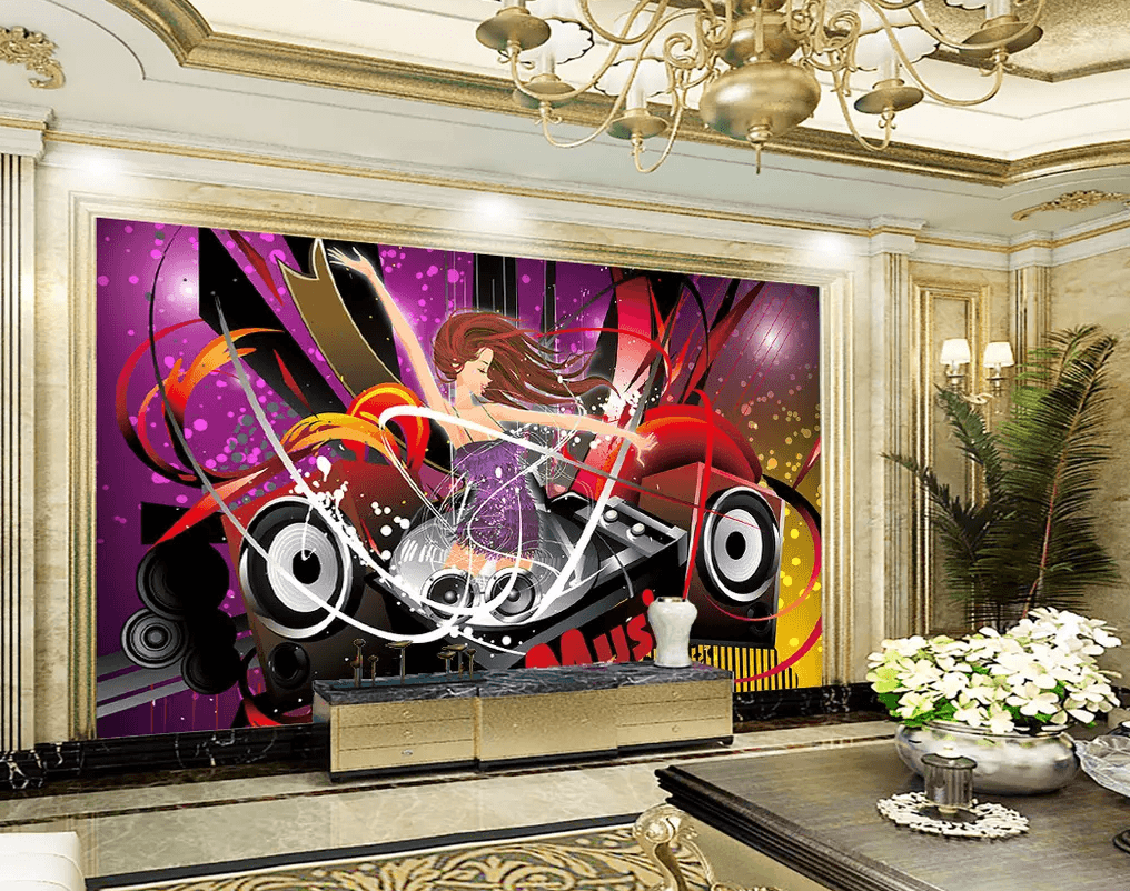 3D Acoustic Woman 270 Wallpaper AJ Wallpaper 2 