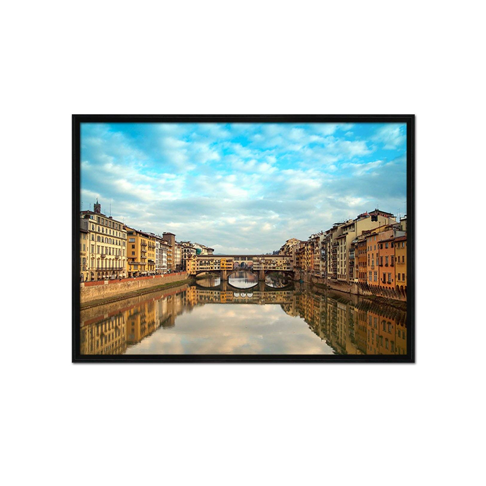 3D Calm Town 029 Fake Framed Print Painting Wallpaper AJ Creativity Home 
