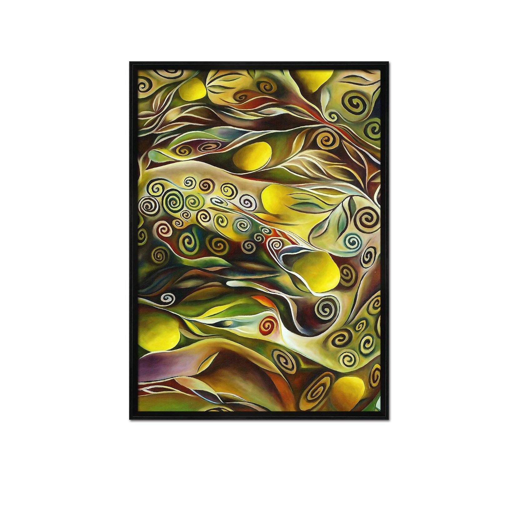 3D Abstract Bright 110 Fake Framed Print Painting Wallpaper AJ Creativity Home 