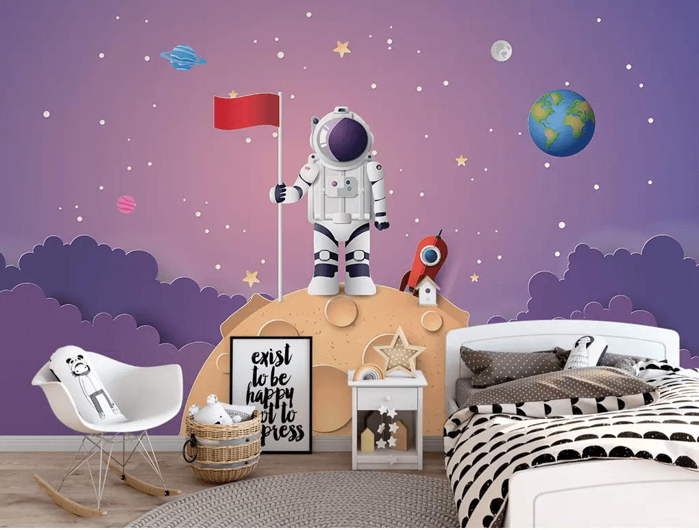 3D Planet Astronaut 366 Wallpaper AJ Wallpaper 2 