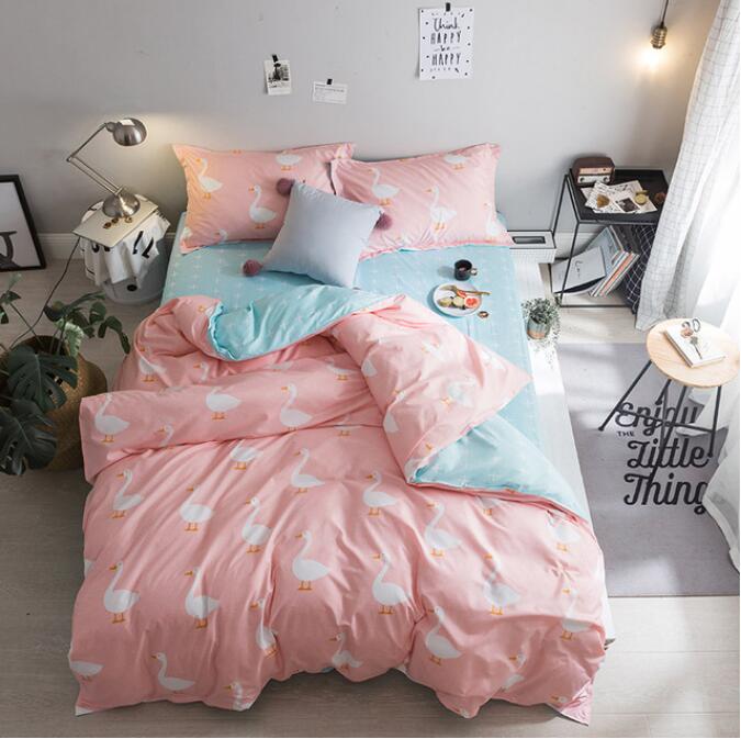 3D Swan 12183 Bed Pillowcases Quilt