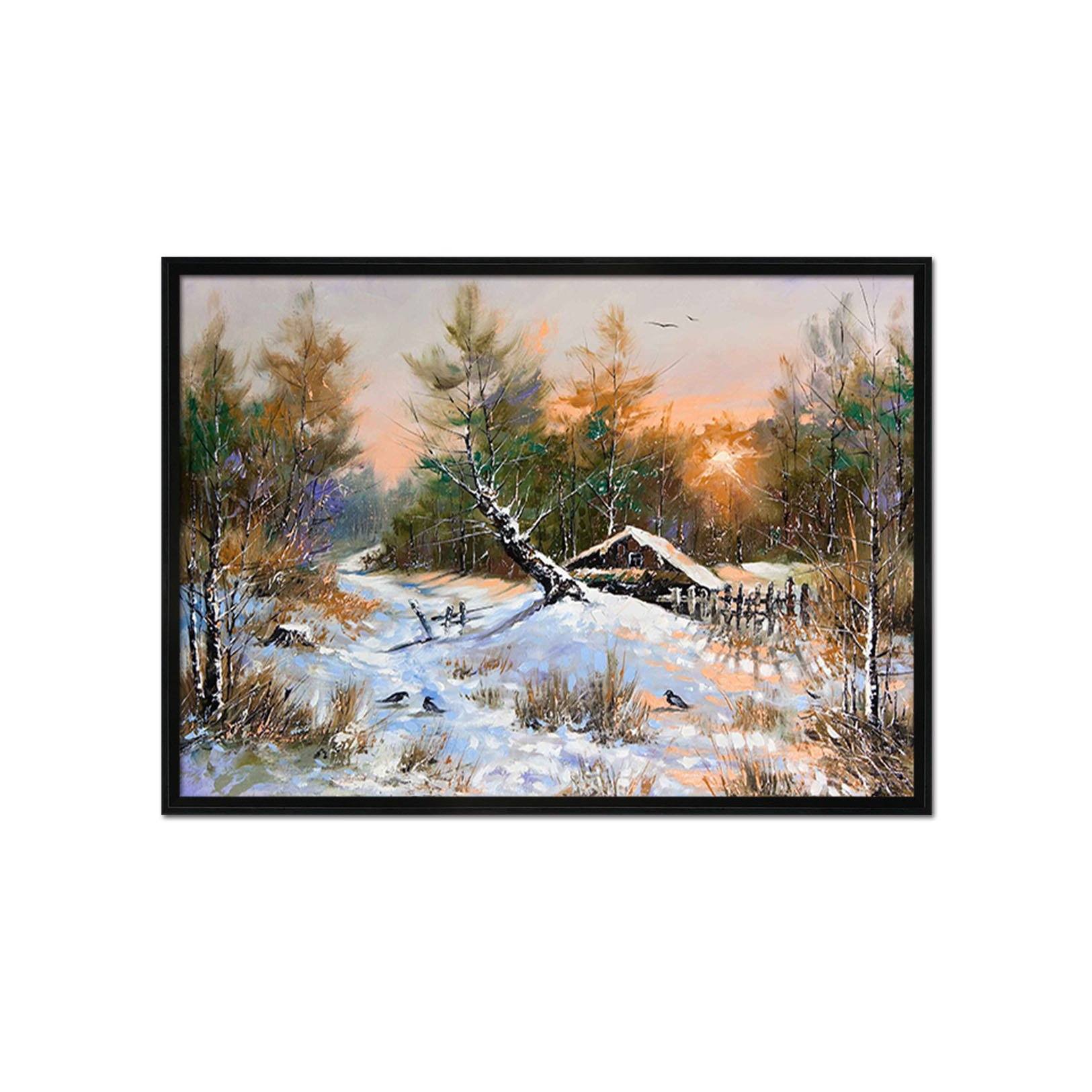 3D Landscape Tree 168 Fake Framed Print Painting Wallpaper AJ Creativity Home 