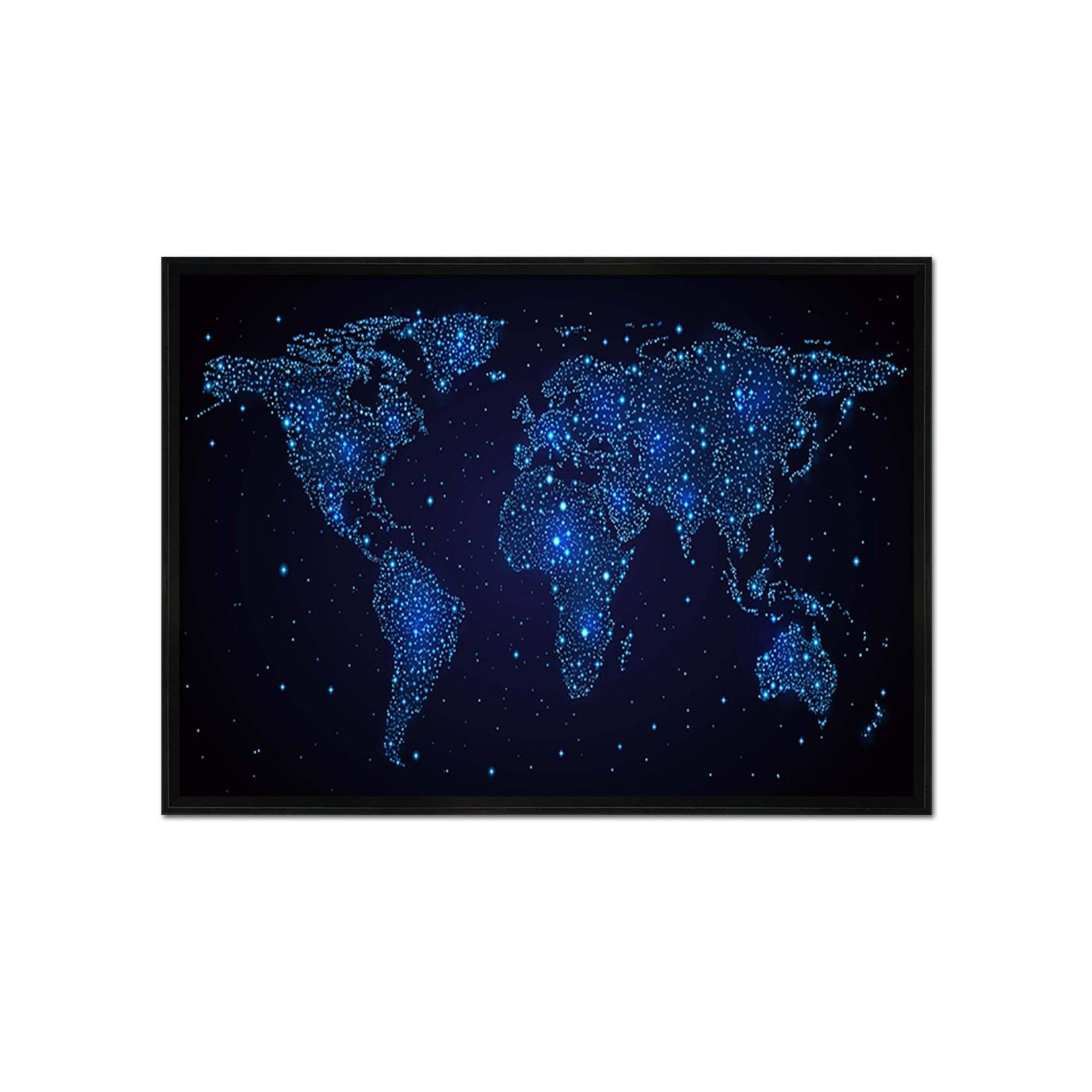3D Milky Way Stars 101 Fake Framed Print Painting Wallpaper AJ Creativity Home 