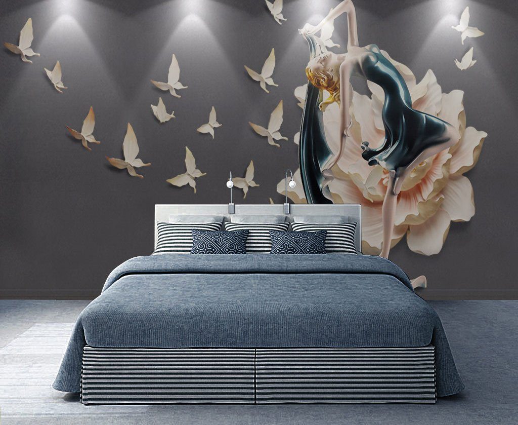 3D Butterfly Beauty 66 Wall Murals Wallpaper AJ Wallpaper 2 