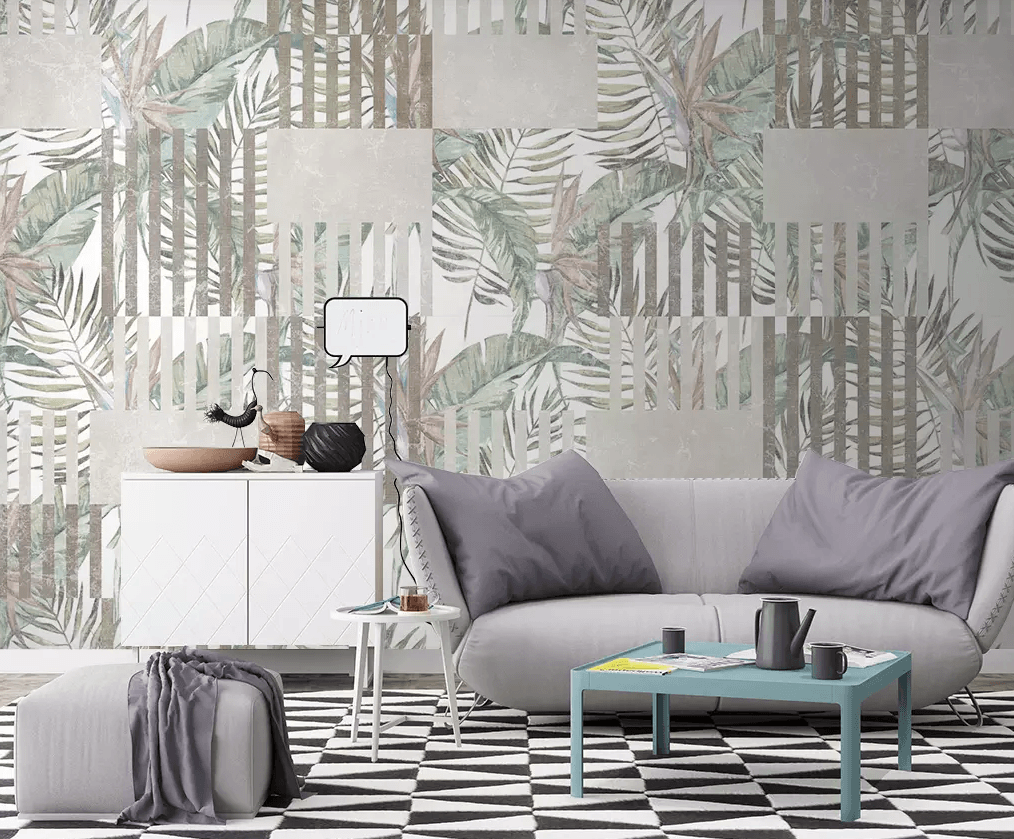 3D Leaf Pattern 312 Wallpaper AJ Wallpaper 2 