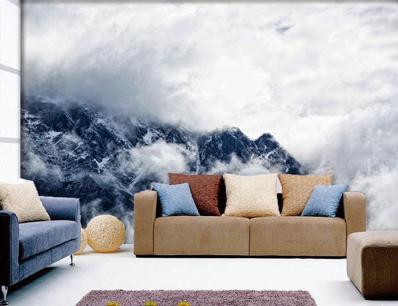 3D River Spray 033 Wallpaper AJ Wallpaper 