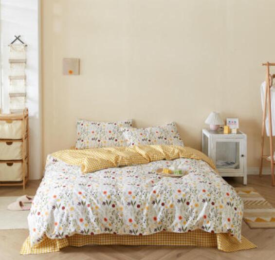 3D Yellow Flower 50070 Bed Pillowcases Quilt