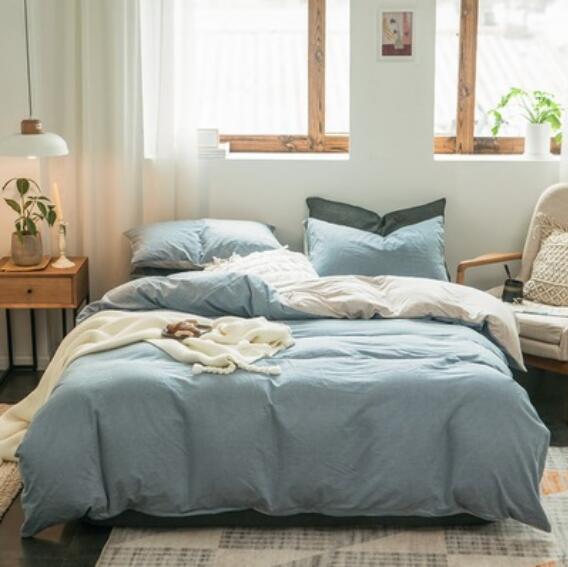 3D Gray Blue 50127 Bed Pillowcases Quilt