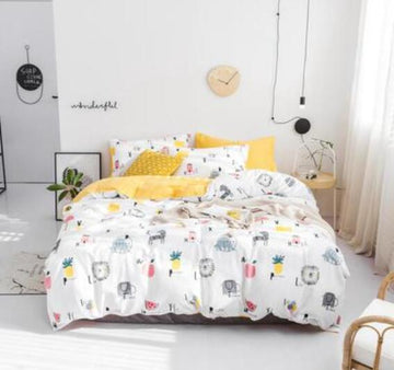 3D Fruit Pattern 15151 Bed Pillowcases Quilt