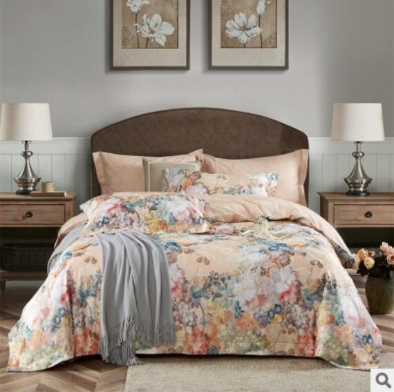 3D Beige Brown Flower Bush 14130 Bed Pillowcases Quilt