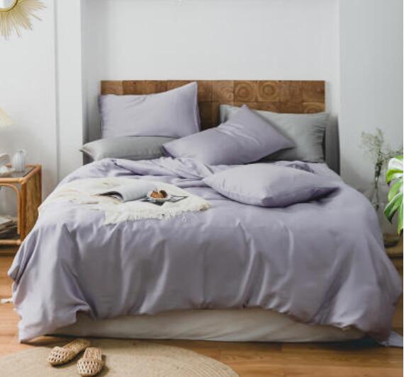 3D Grayish Purple 20051 Bed Pillowcases Quilt