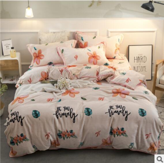 3D Orange Flowers 30249 Bed Pillowcases Quilt