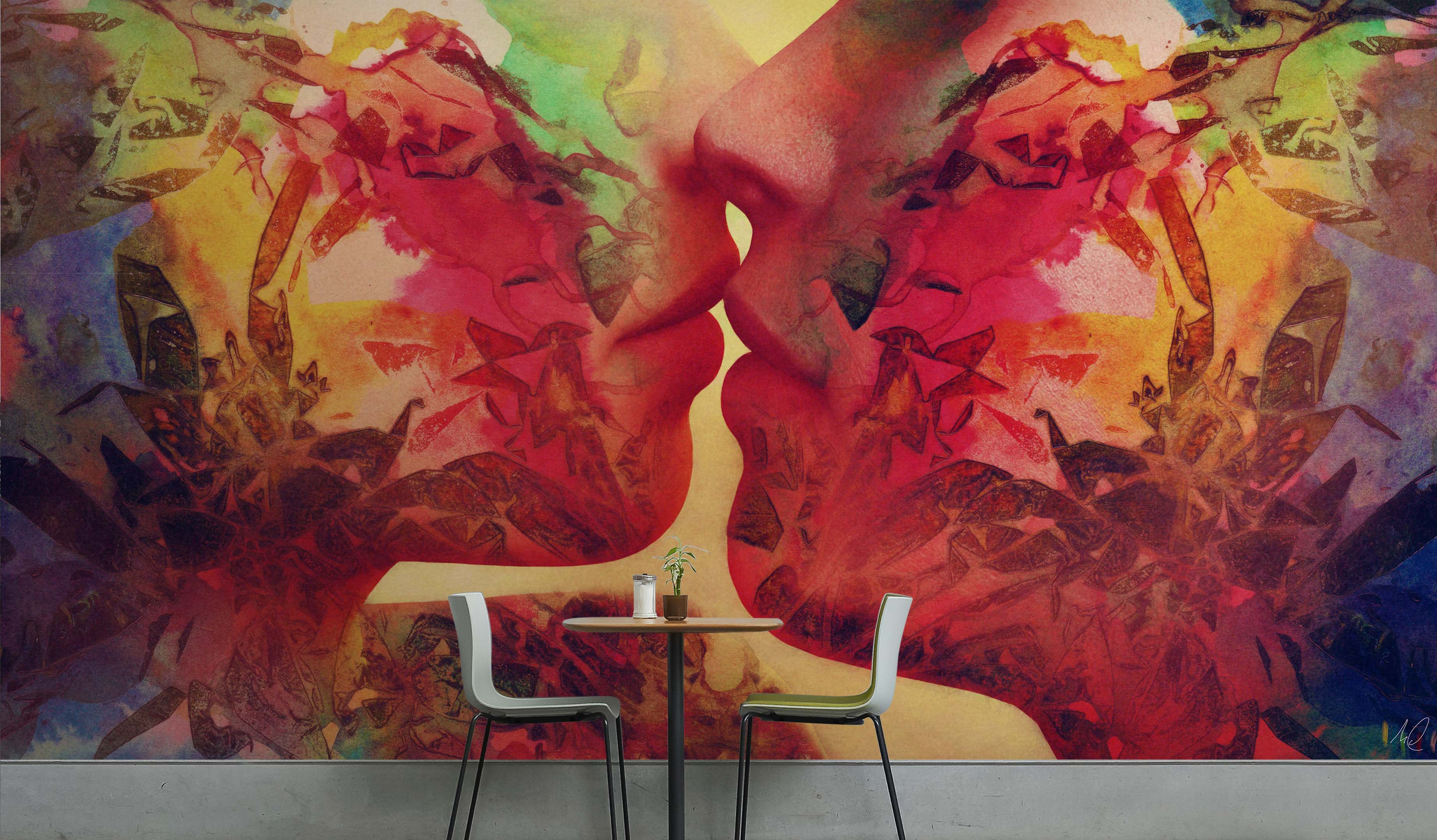3D Graffiti Love 1405 Marco Cavazzana Wall Mural Wall Murals Wallpaper AJ Wallpaper 2 