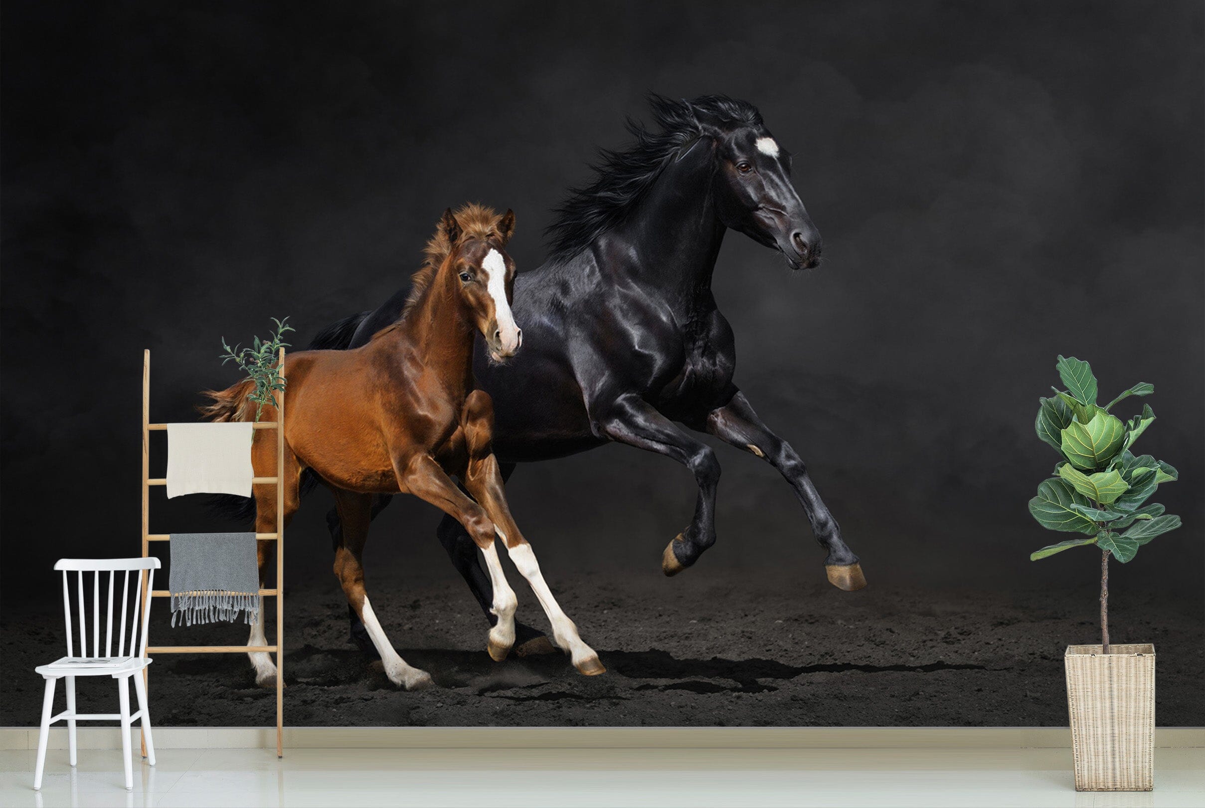 3D Dark Horse 111 Wall Murals Wallpaper AJ Wallpaper 2 