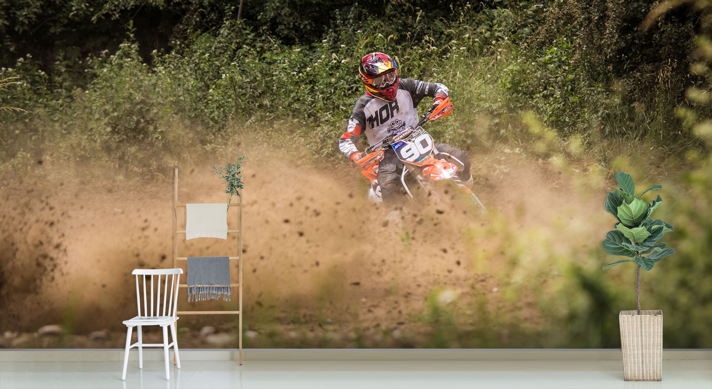 3D Mud Racing 188 Vehicle Wall Murals