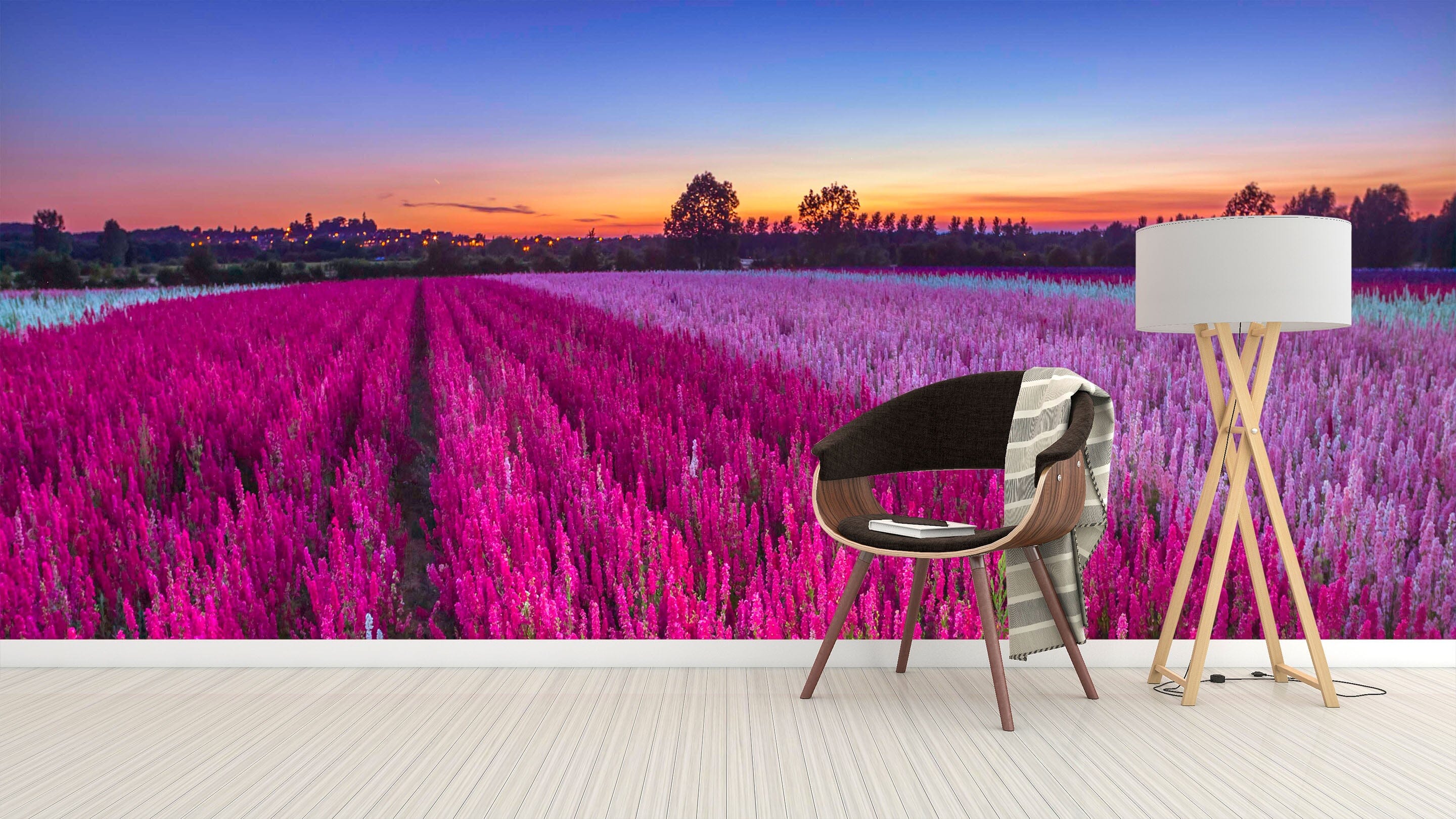3D Purple Flowers 1414 Assaf Frank Wall Mural Wall Murals Wallpaper AJ Wallpaper 2 