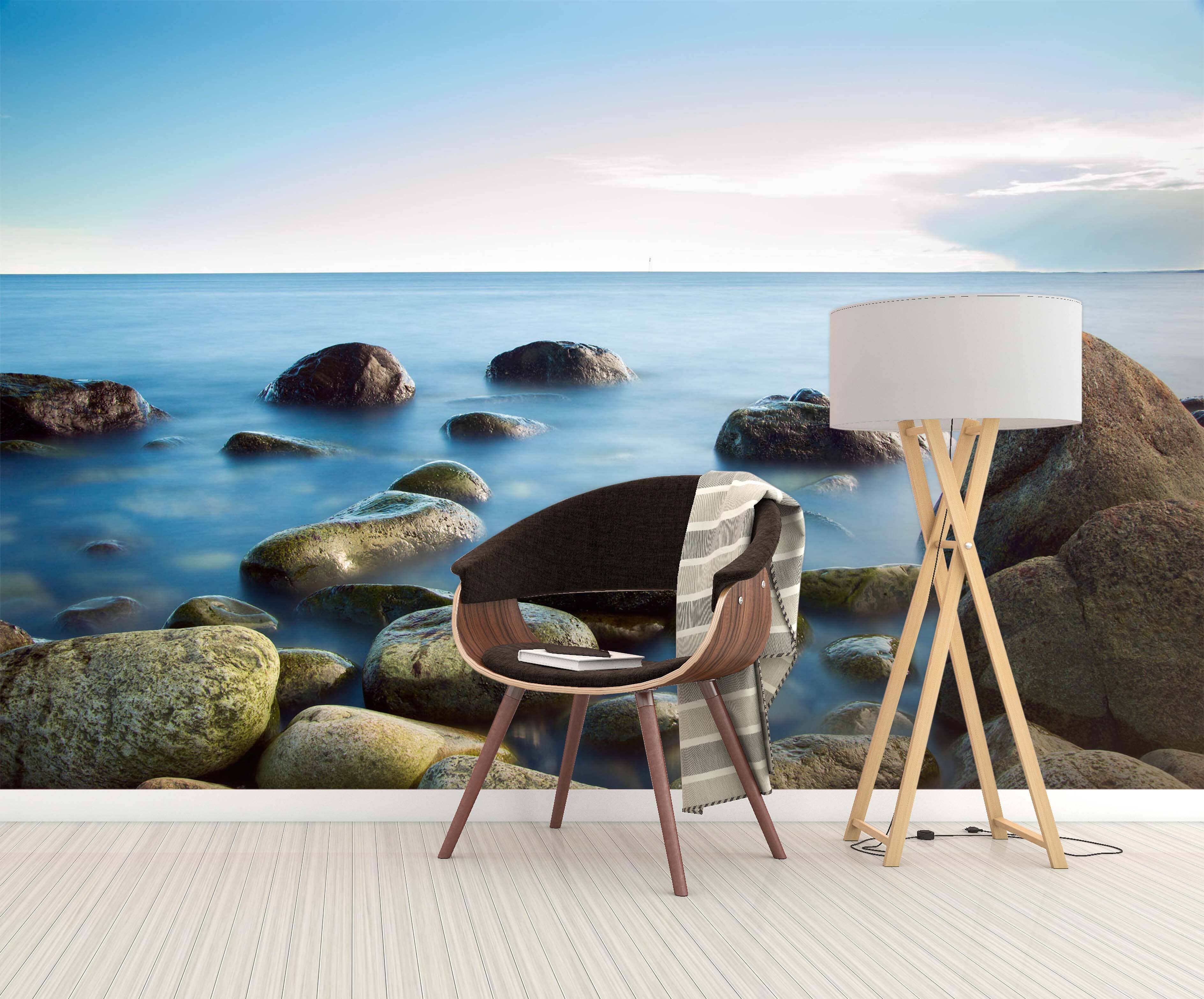 3D Ocean Stone 115 Wall Murals Wallpaper AJ Wallpaper 2 