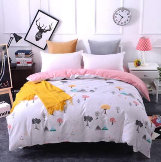 3D Colored Tree 4157 Bed Pillowcases Quilt