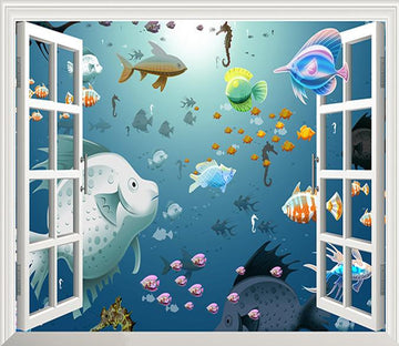 3D Swimming Fish 049 Wallpaper AJ Wallpaper 