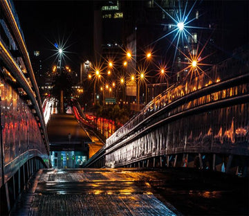 3D Night City Gold 82 Wallpaper AJ Wallpaper 