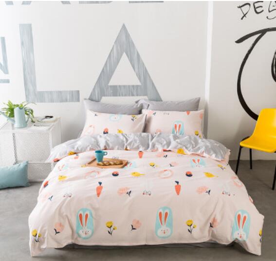 3D Rabbit Carrot 30305 Bed Pillowcases Quilt