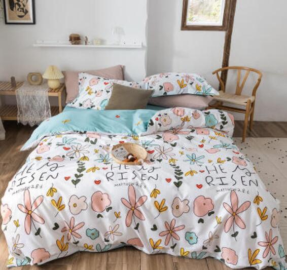 3D Cartoon Flowers 30318 Bed Pillowcases Quilt
