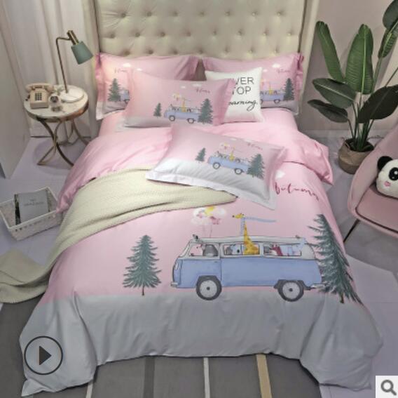 3D Animal Car 20154 Bed Pillowcases Quilt