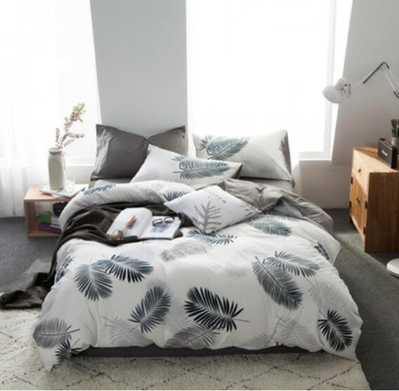 3D Black Feather 15194 Bed Pillowcases Quilt