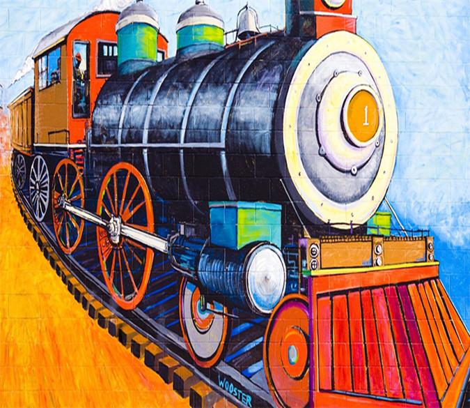 3D Train Cartoon 253 Wallpaper AJ Wallpaper 