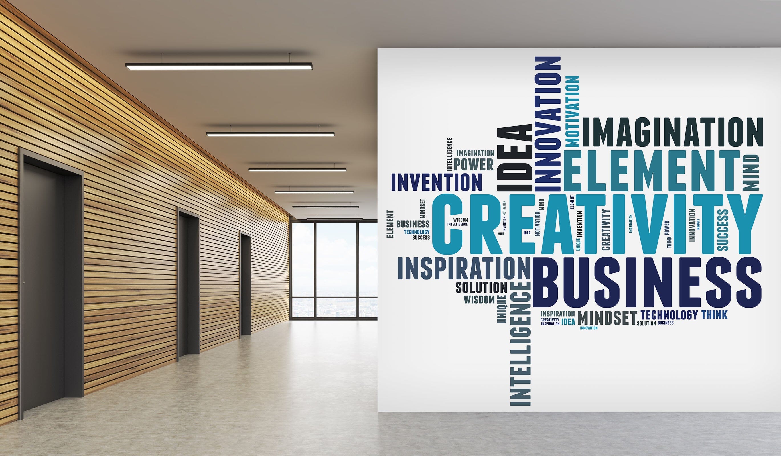 3D Blue Word Pattern 1114 Wall Murals Wallpaper AJ Wallpaper 2 