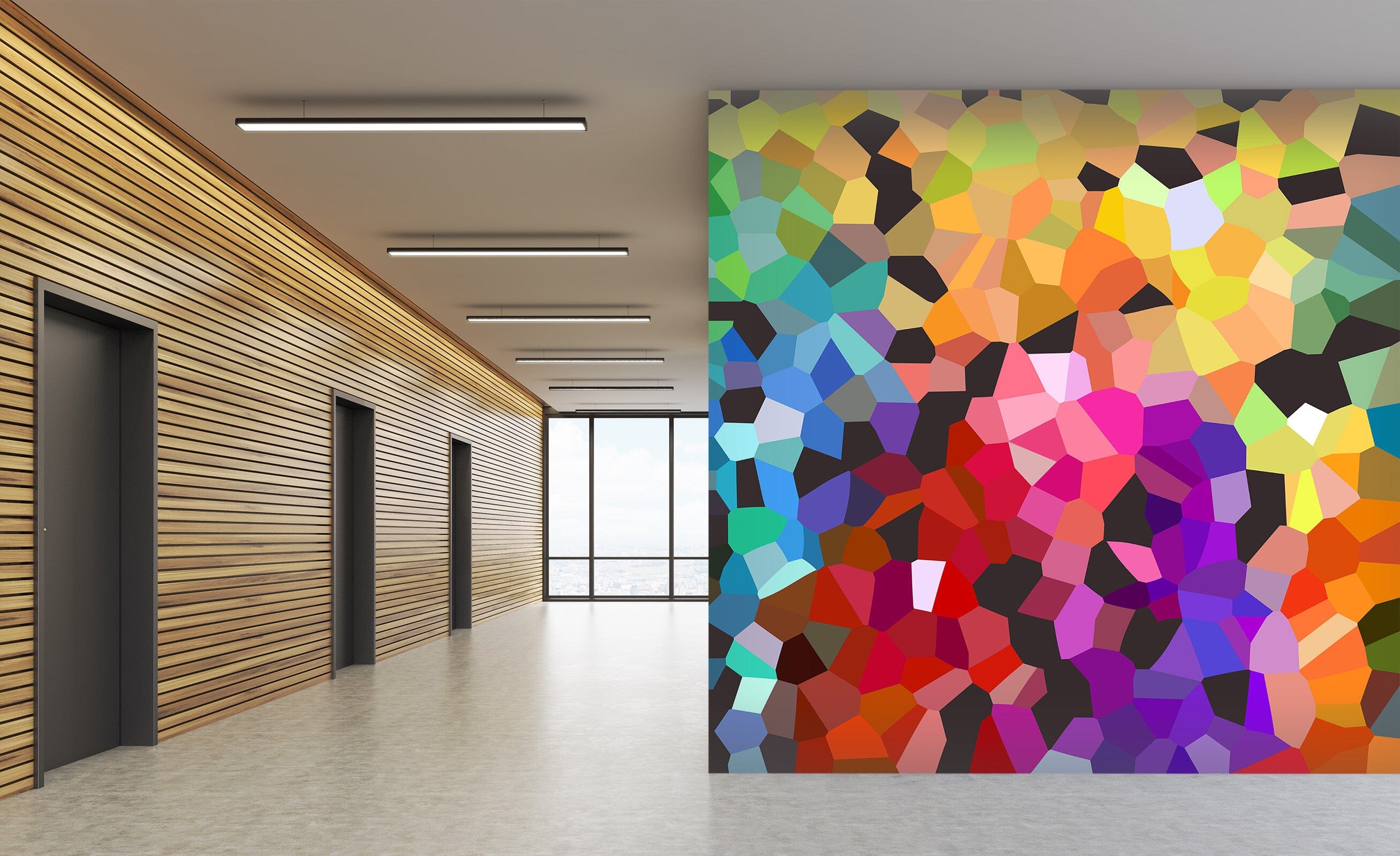 3D Dazzling Color 1003 Shandra Smith Wall Mural Wall Murals Wallpaper AJ Wallpaper 2 