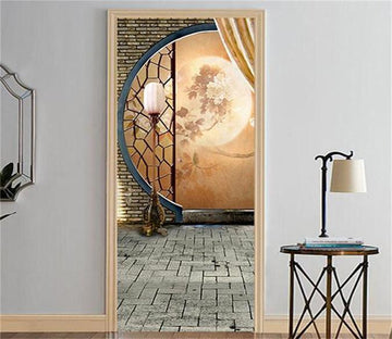 3D classical screen painting door mural Wallpaper AJ Wallpaper 