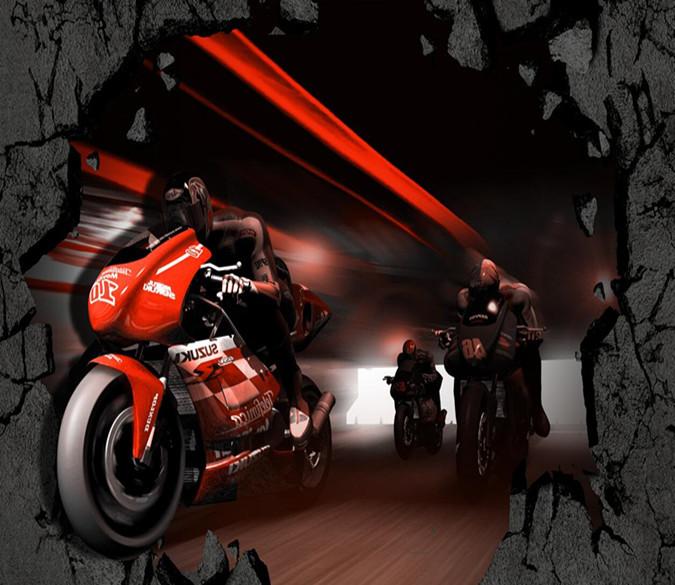 3D Motor Bike Cool 823 Wallpaper AJ Wallpaper 