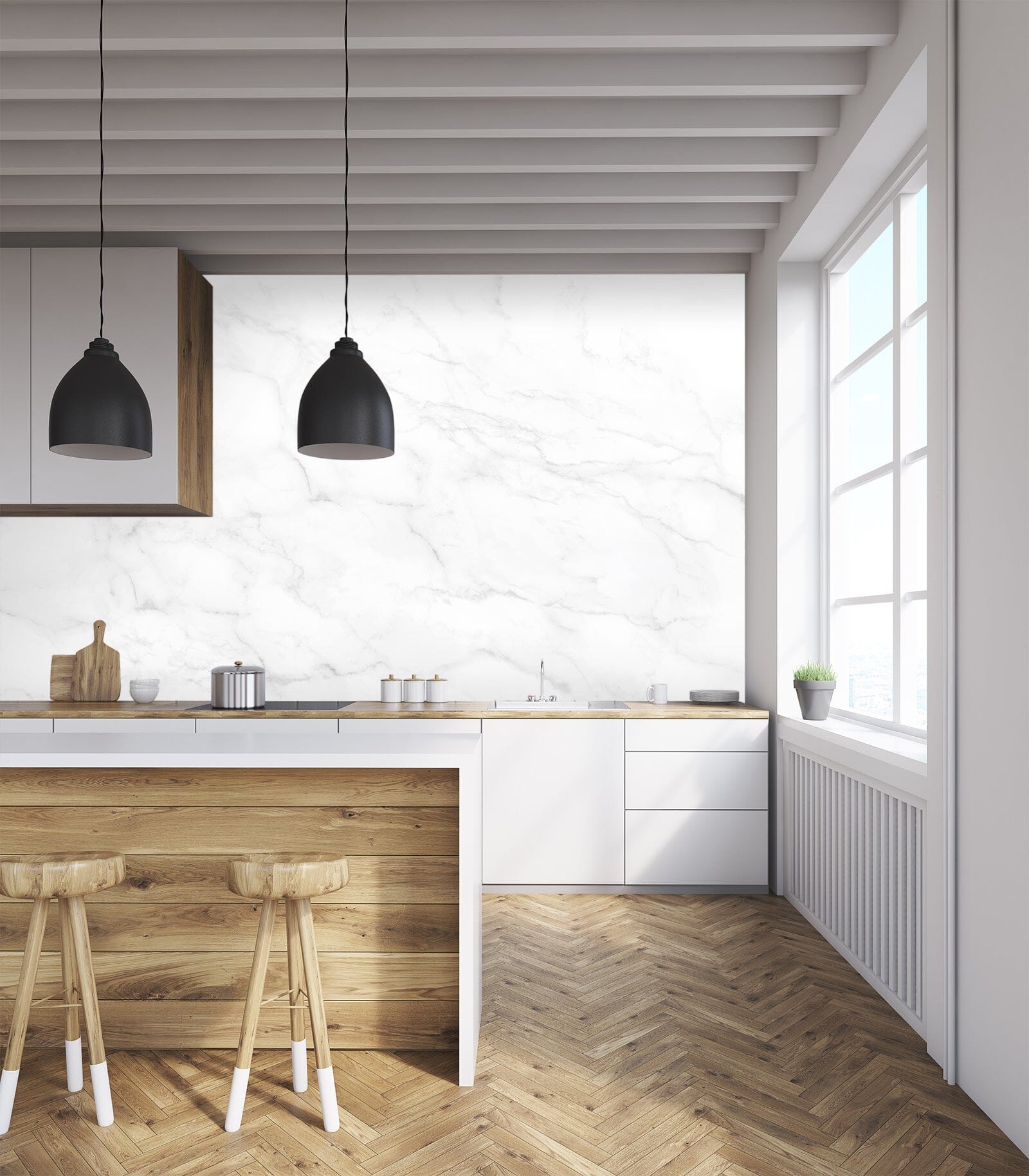 3D White Marble Pattern 1422 Wall Murals Wallpaper AJ Wallpaper 2 