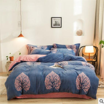 3D Big Pink Tree 20111 Bed Pillowcases Quilt