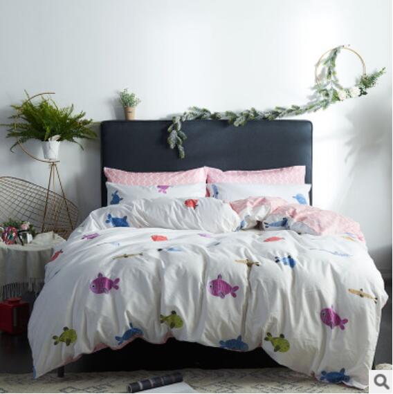 3D Color Fish 17173 Bed Pillowcases Quilt