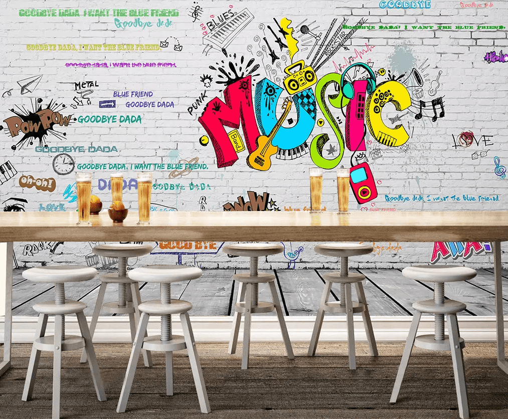 3D Color Font Music 40 Wallpaper AJ Wallpaper 2 