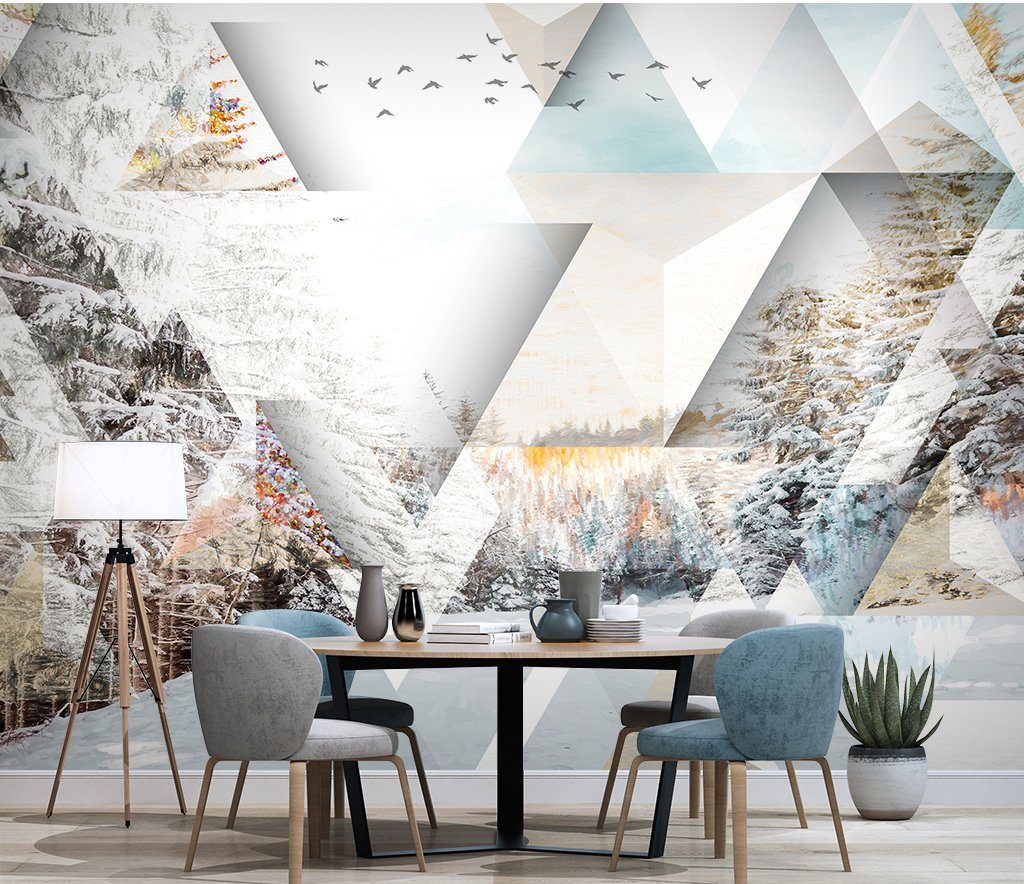 3D Marble Patchwork 709 Wall Murals Wallpaper AJ Wallpaper 2 
