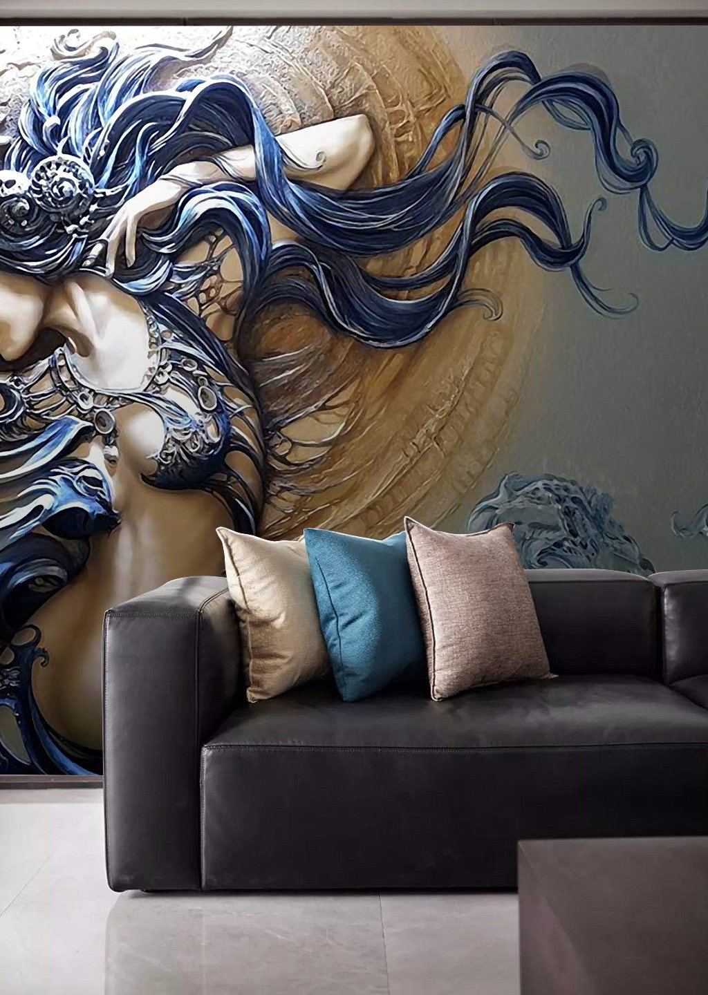 3D Sun Goddess 480 Wall Murals Wallpaper AJ Wallpaper 2 