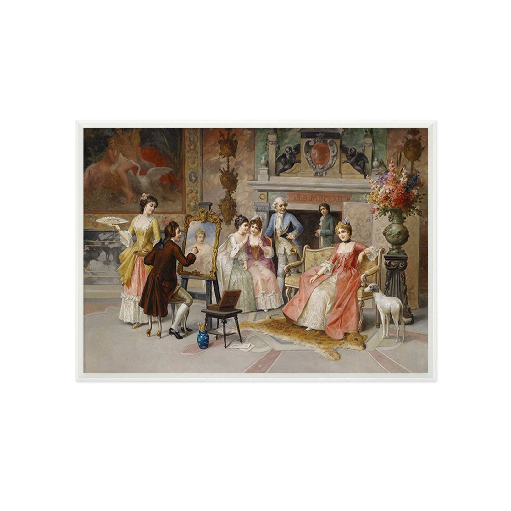 3D Painting Characters 139 Fake Framed Print Painting Wallpaper AJ Creativity Home 