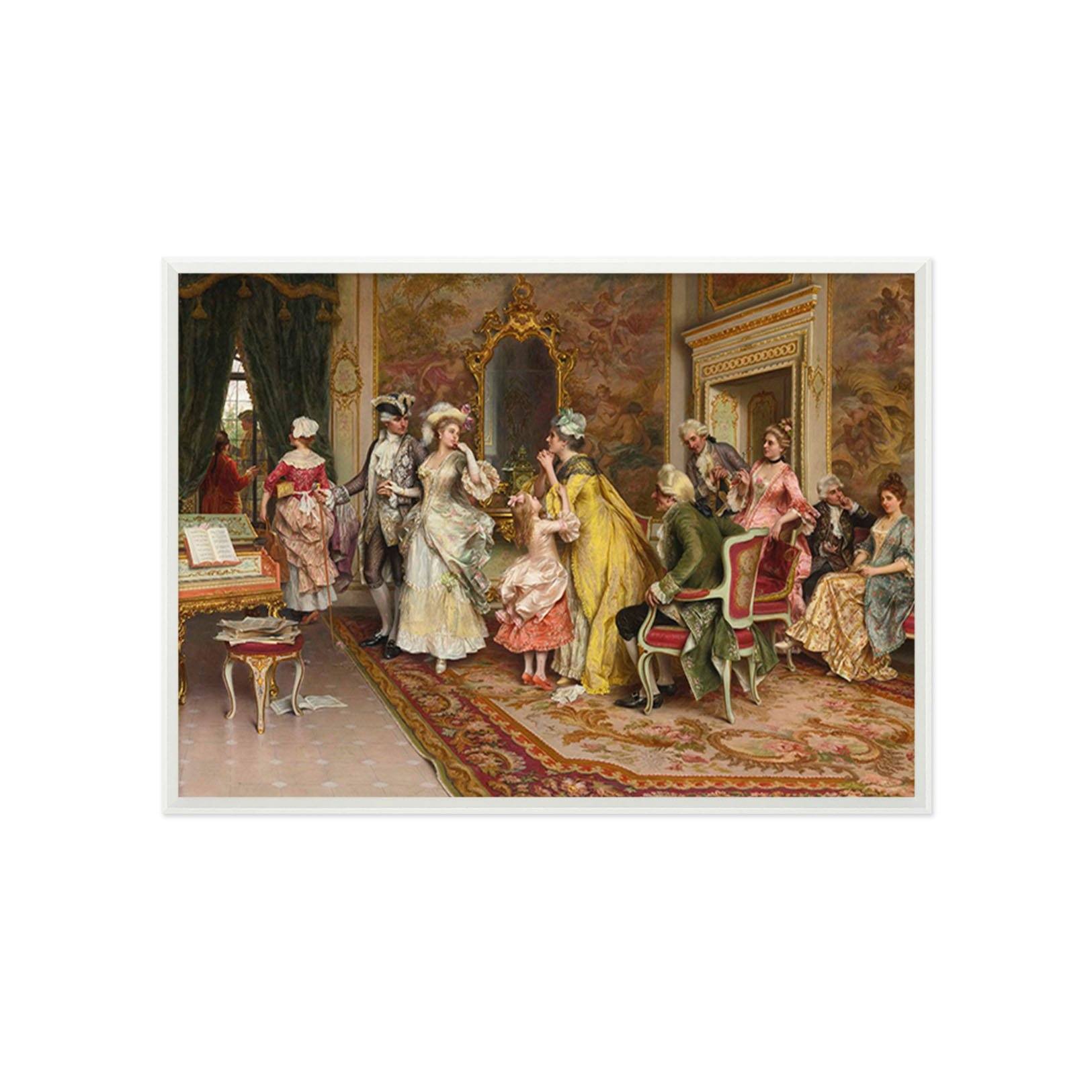 3D Family Talk 144 Fake Framed Print Painting Wallpaper AJ Creativity Home 