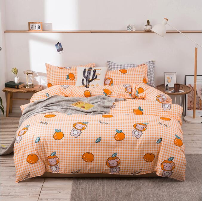 3D Orange Mouse 12199 Bed Pillowcases Quilt
