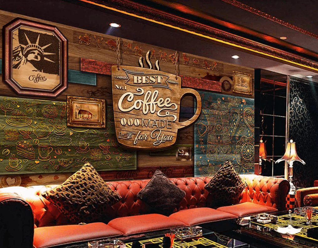 3D Carved Wooden Wine Glass 49 Wallpaper AJ Wallpaper 2 