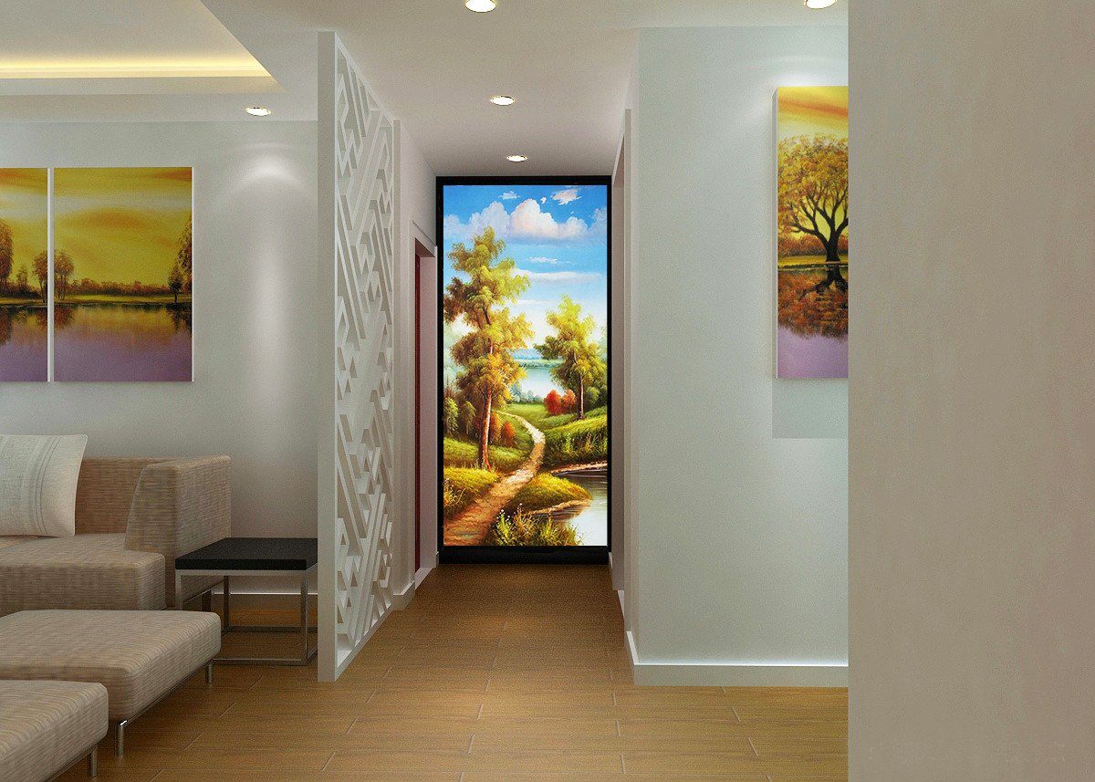 3D Forest Oil Painting tree Wallpaper AJ Wallpaper 1 