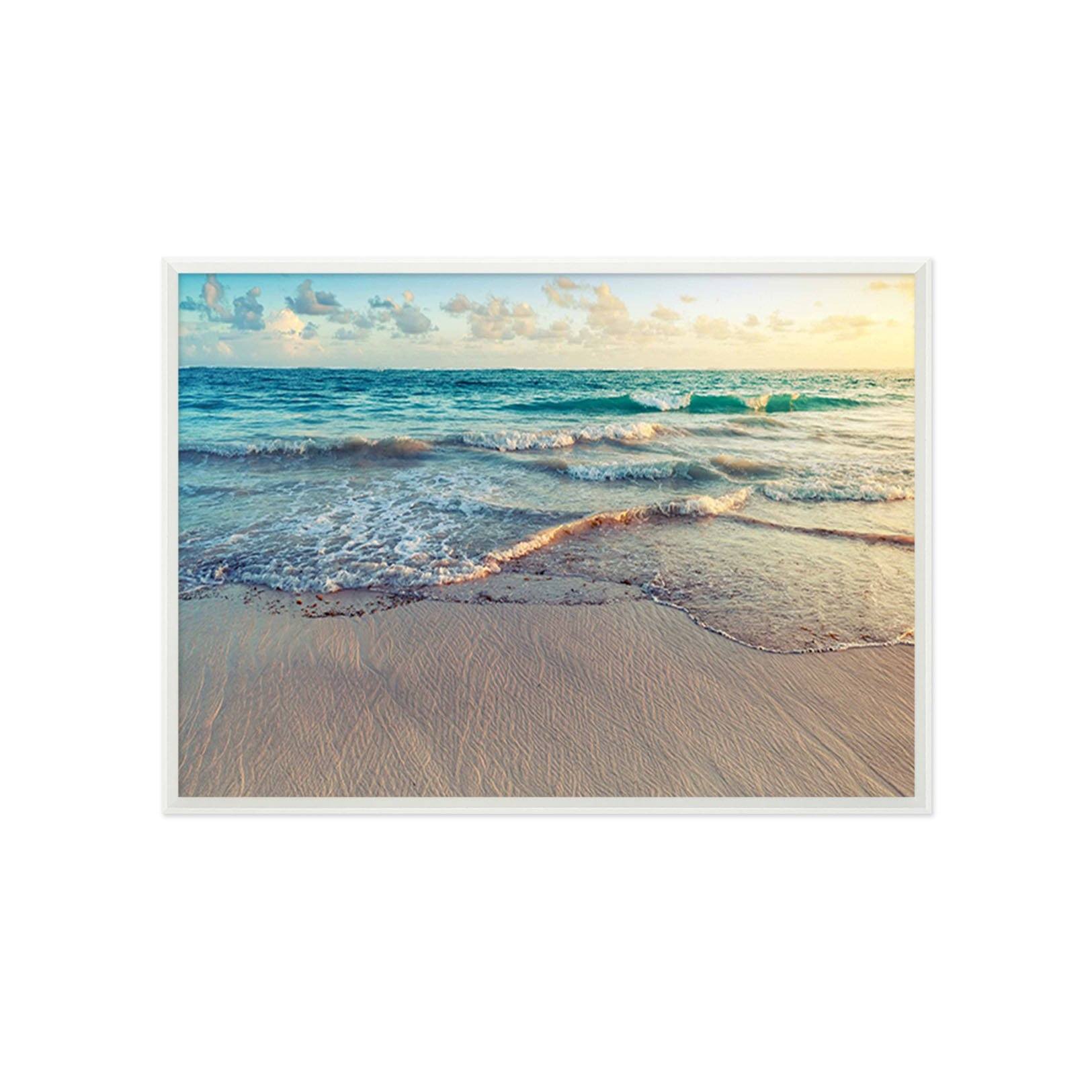 3D Sea Beach 181 Fake Framed Print Painting Wallpaper AJ Creativity Home 
