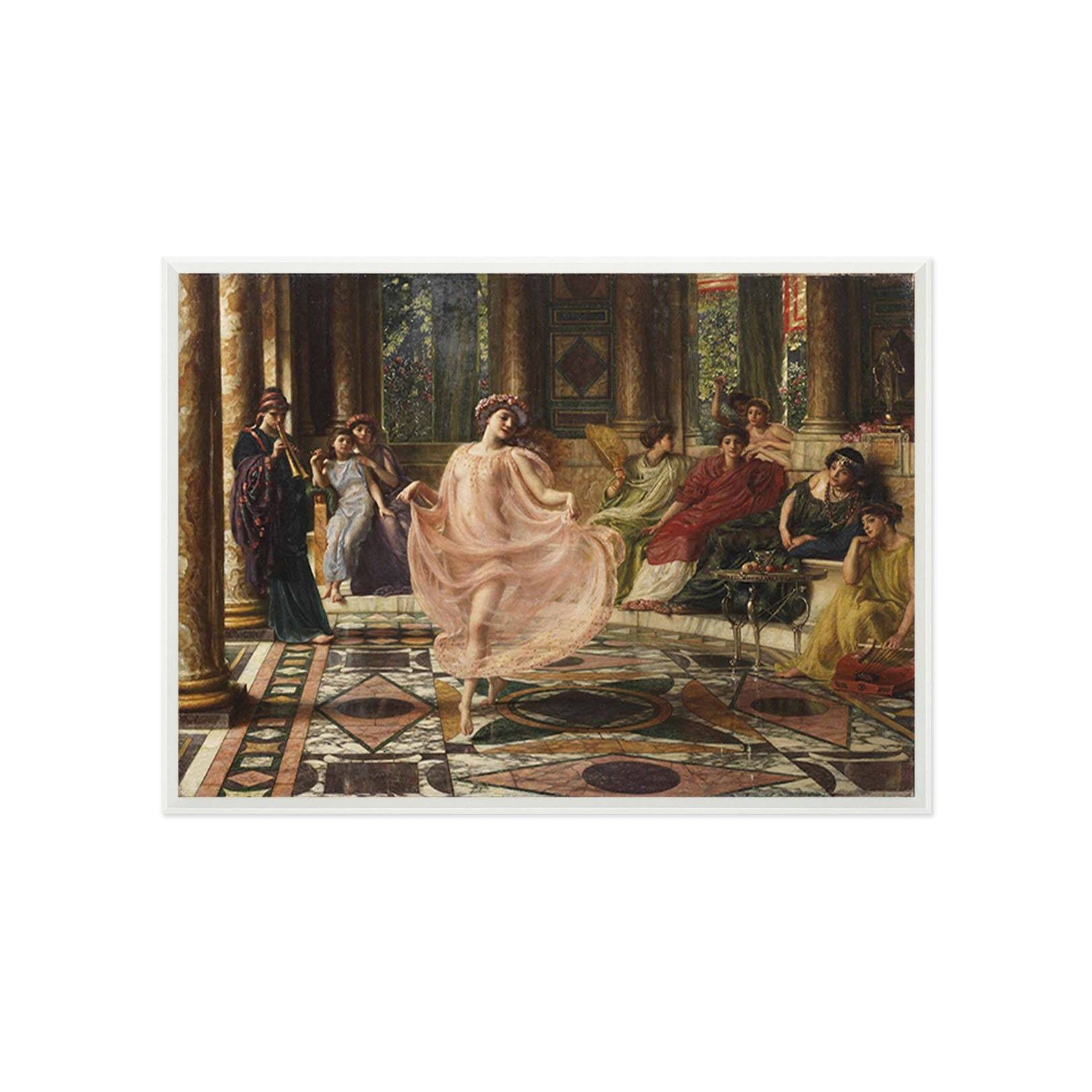 3D Woman Dancing 138 Fake Framed Print Painting Wallpaper AJ Creativity Home 